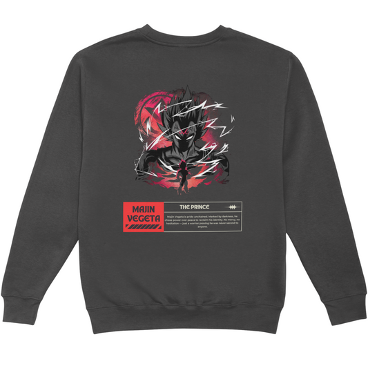 Animatixc x Majin Mode Sweatshirt – Vegeta Dark Edition