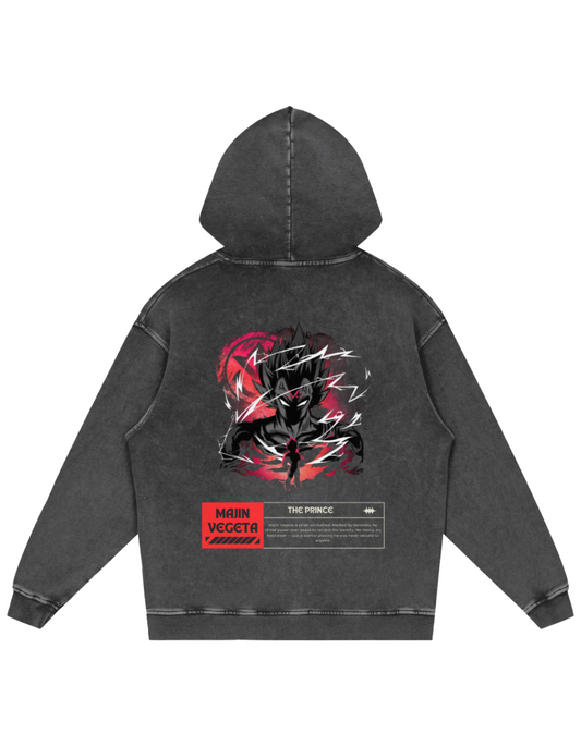Animatixc x Majin Mode Hooodie– Acid Wash Edition