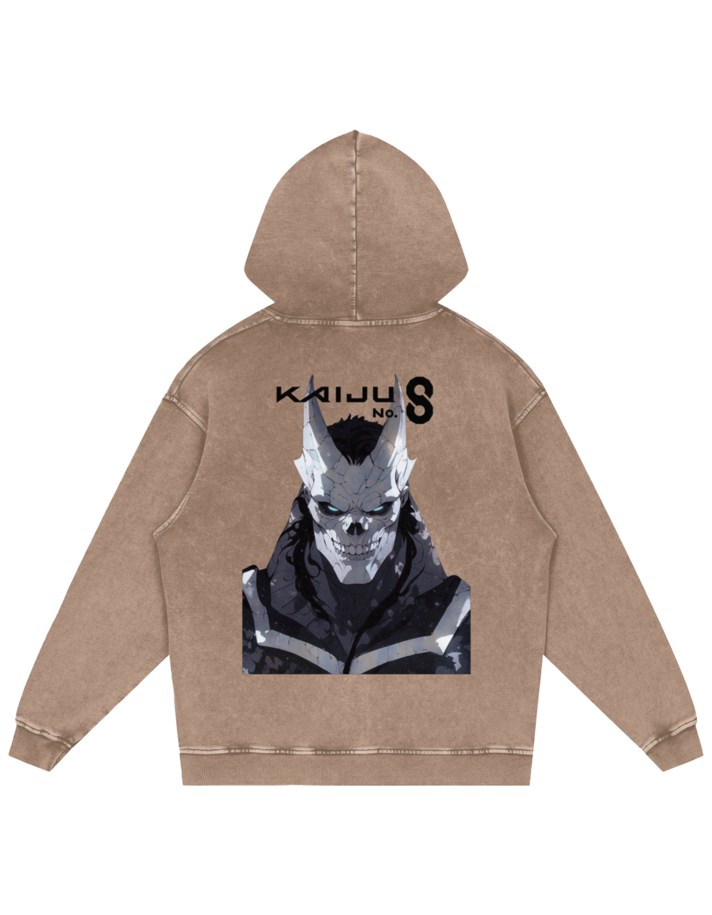 Animatixc x Kaiju No. 8 Oversized Hoodie – Acid Wash Edition