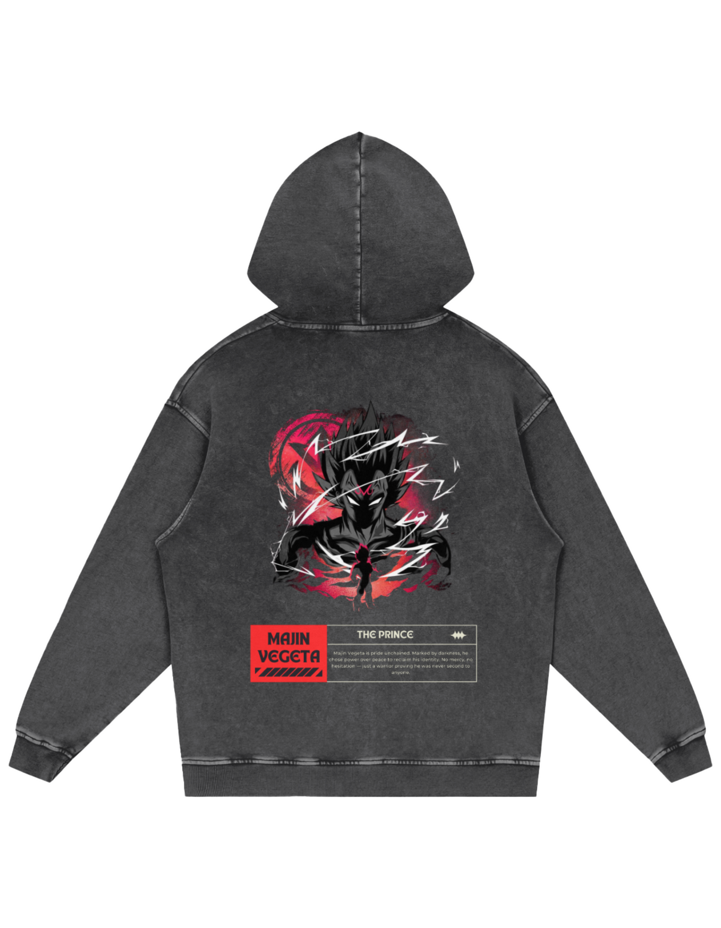 Animatixc x Majin Mode Hooodie– Acid Wash Edition
